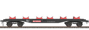 BR BBA Coil Carrier Railfreight empty Icon