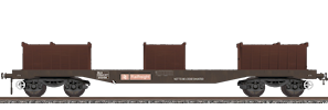 BR BLA Coil Carrier Railfreight empty Icon