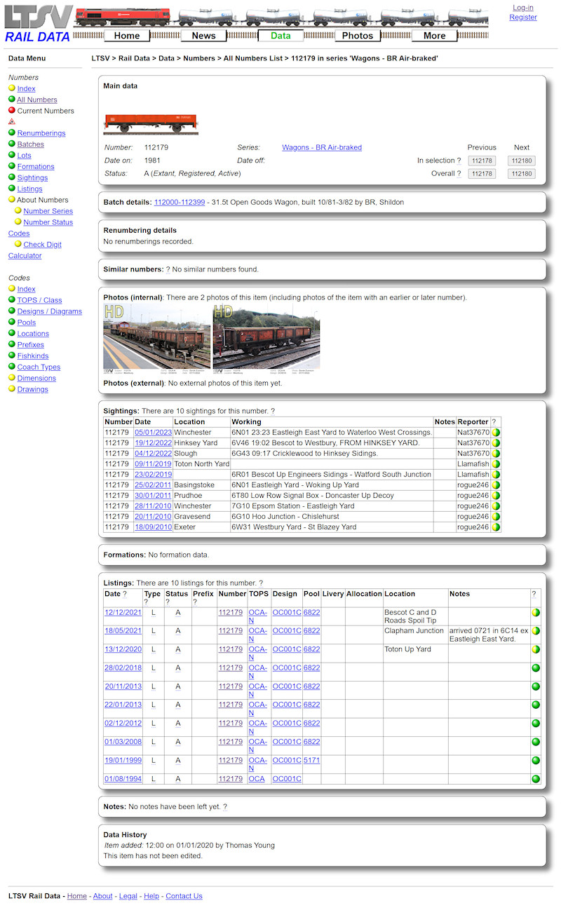 1.1.3.8 A typical details page screenshot