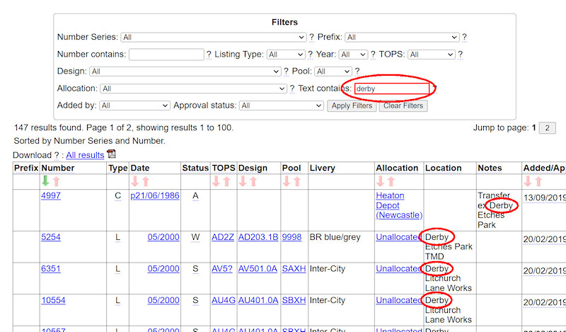 1.2.5.16 Filtering by Text contains screenshot