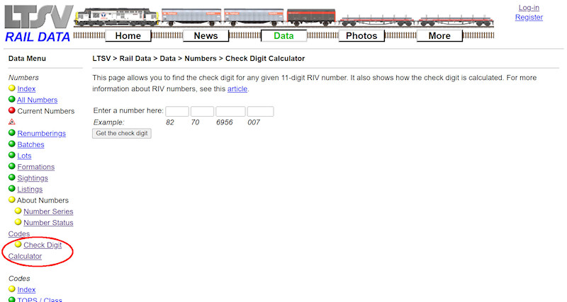 1.2.6.11 The Check Digit Calculator screenshot