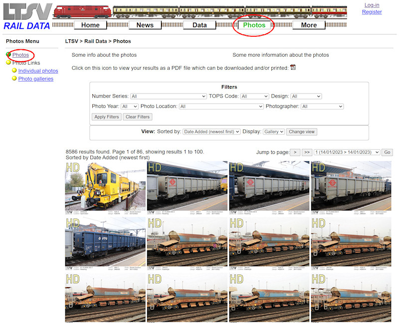 1.2.7.1 The Photos page screenshot