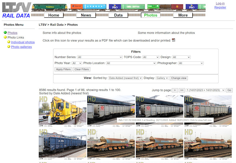 1.2.7.3 Tool tips on Photos page screenshot